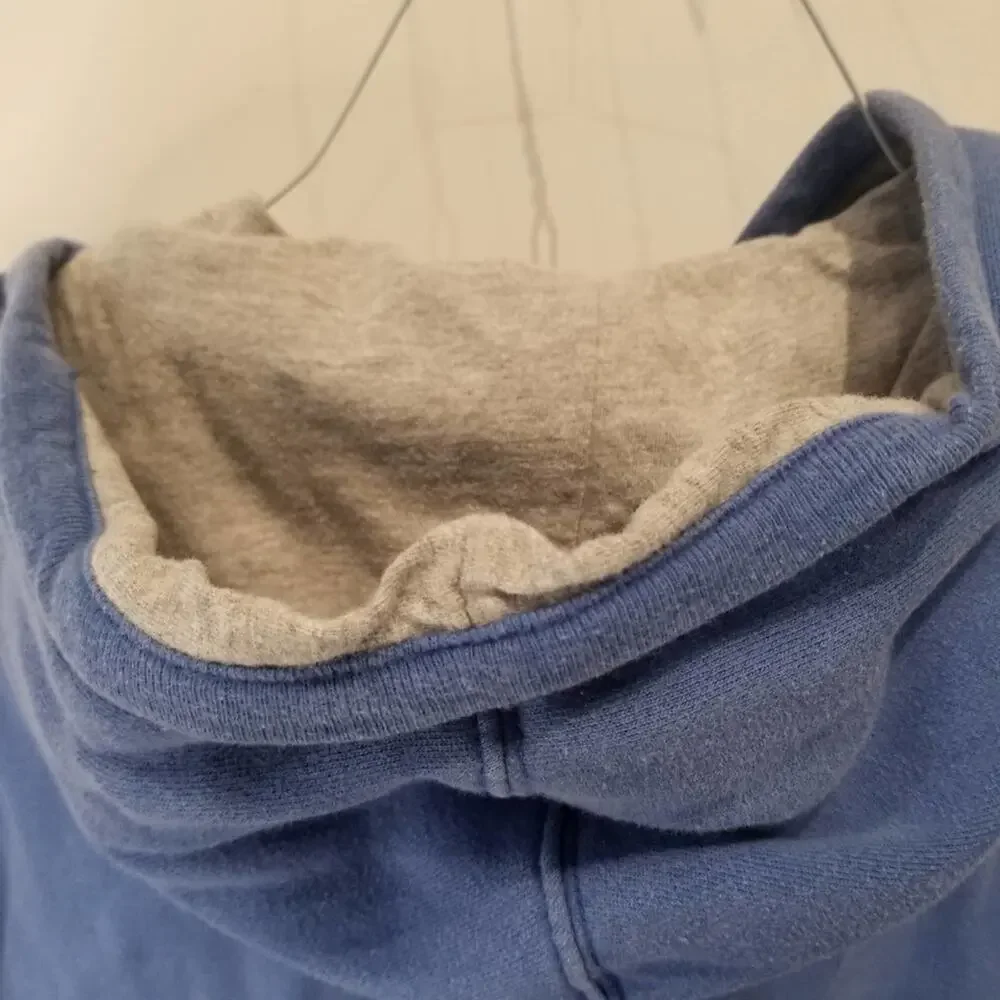 Vintage 90's GAP Boys Blue Hooded Pullover Sweatshirt L‎